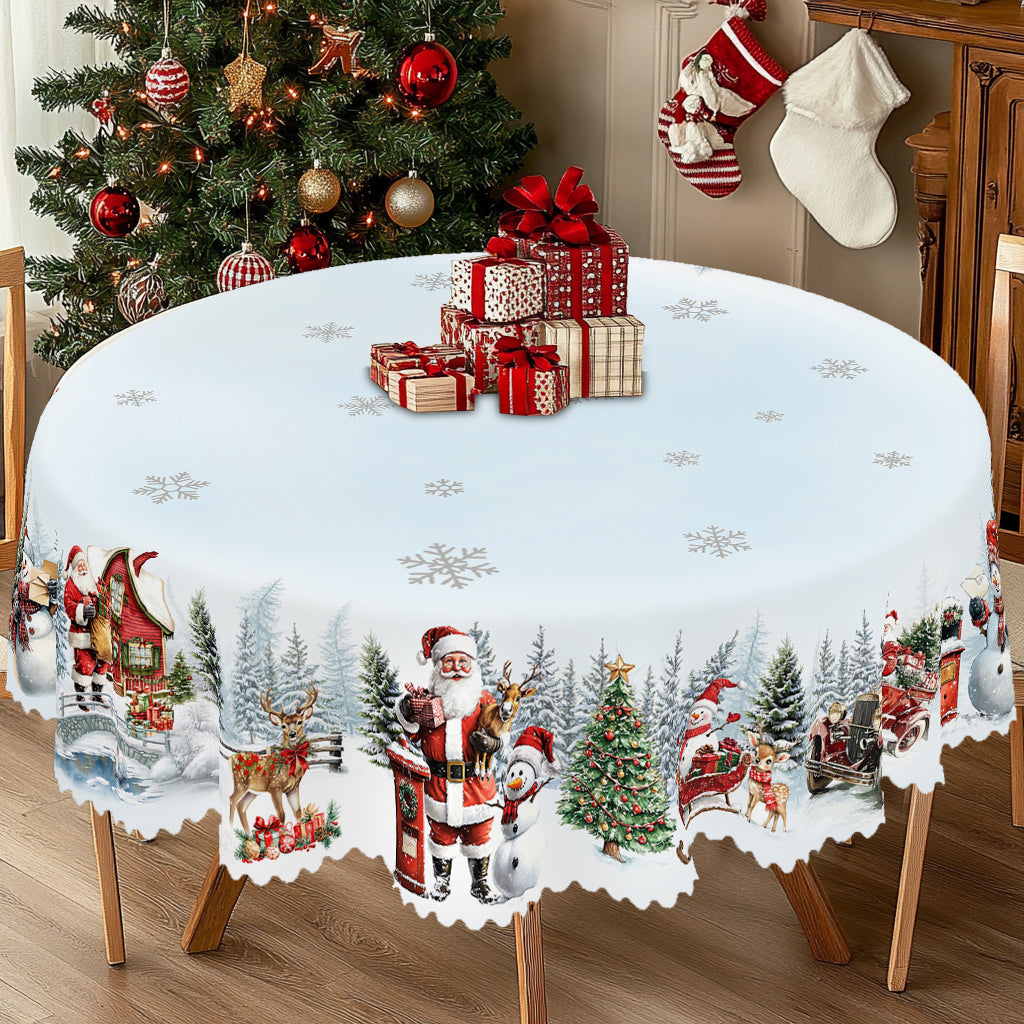 Christmas Tablecloth – Waterproof & Washable