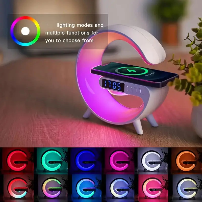 Wireless Charging LED Alarm Clock