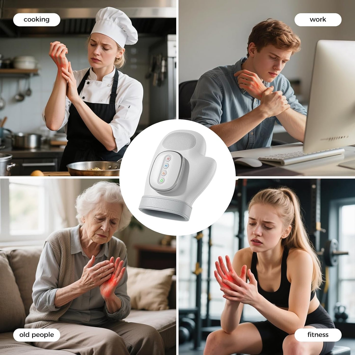 Electric Hand Therapy Massager –Relaxation