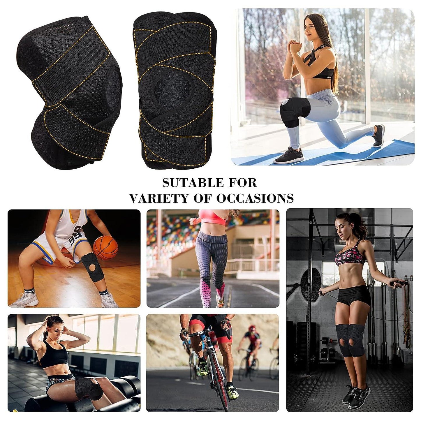 Knee Support Brace – 360° Stability