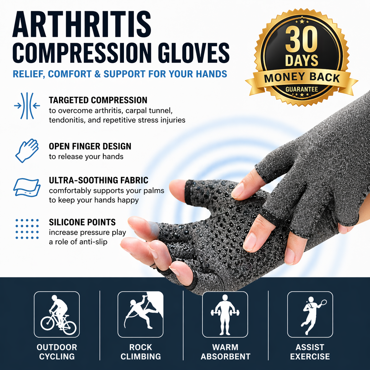 Arthritis Relief Sport Gloves
