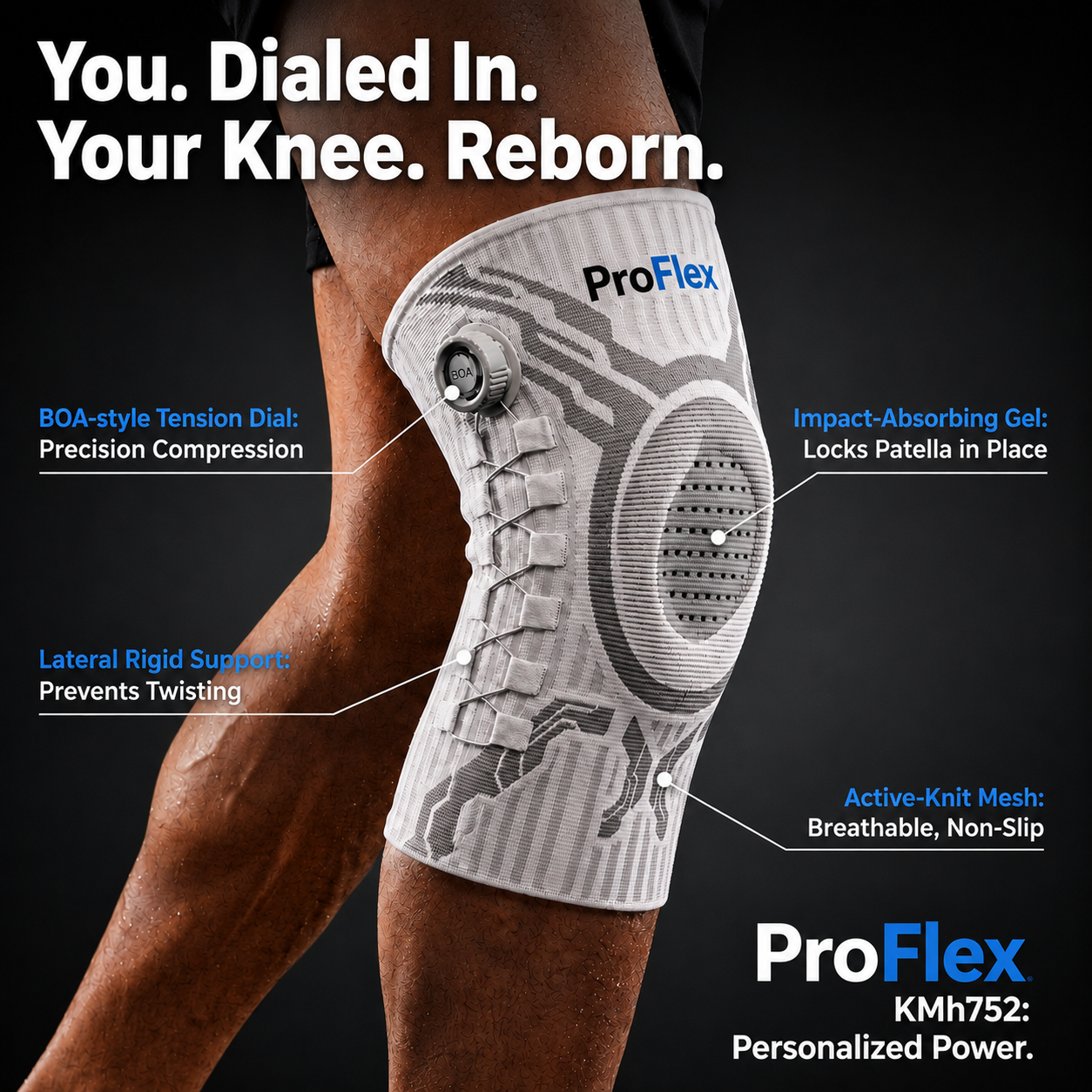 ProFlex Knee Support Brace – Patella Stabilizer