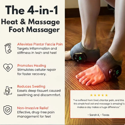Infrared Heated Ankle Brace & Vibration Therapy