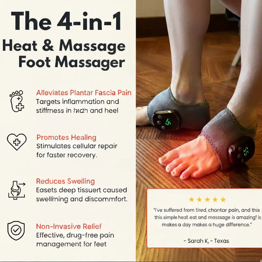 Infrared Heated Ankle Brace & Vibration Therapy