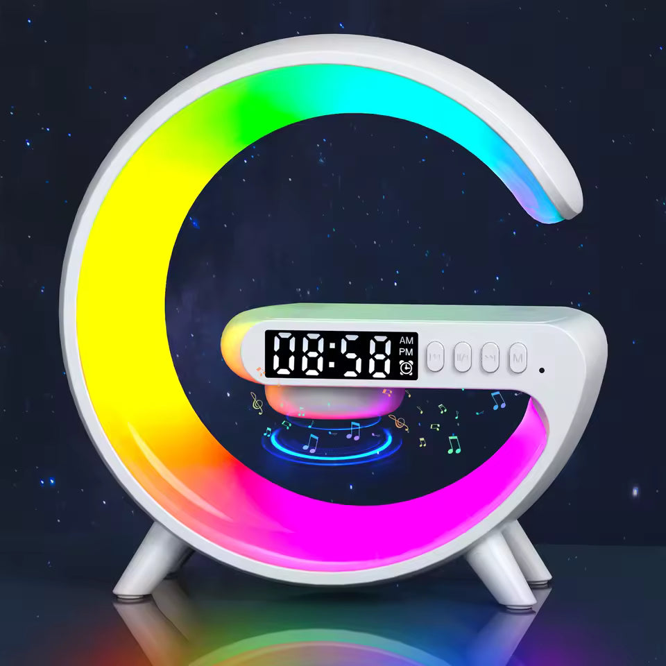 Wireless Charging LED Alarm Clock