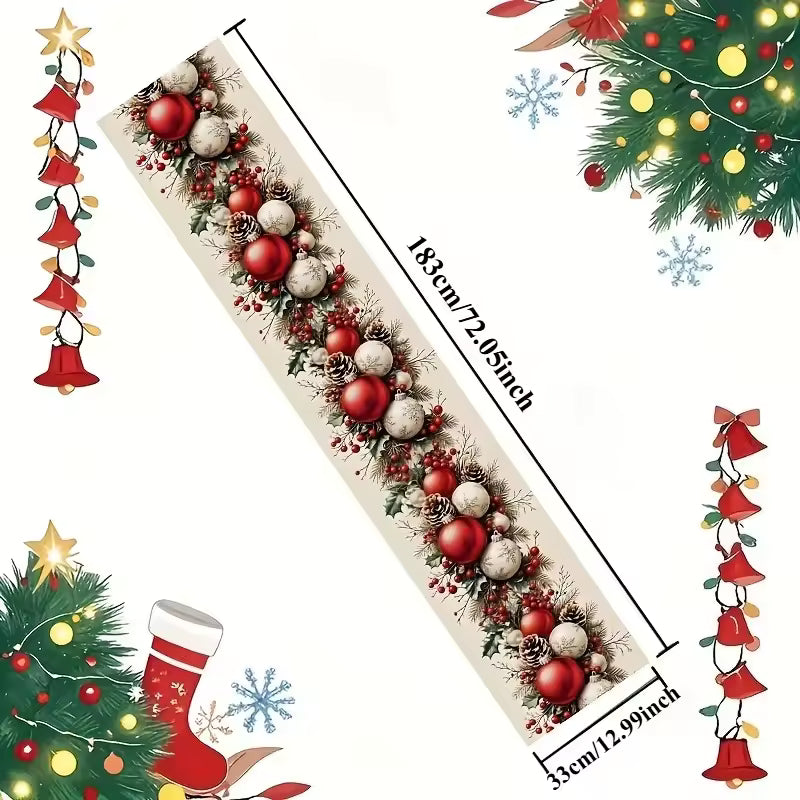 🎄 Festive Christmas Table Runner