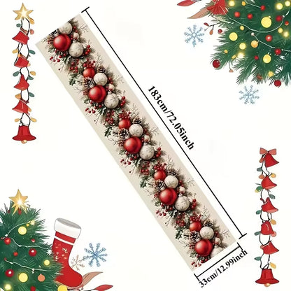 🎄 Festive Christmas Table Runner