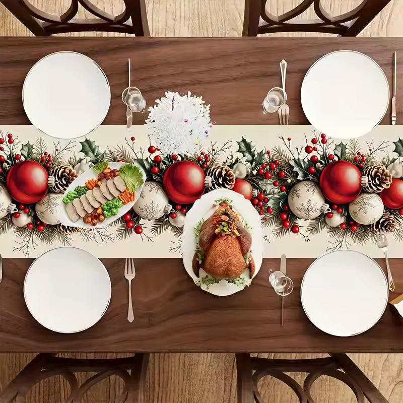 🎄 Festive Christmas Table Runner