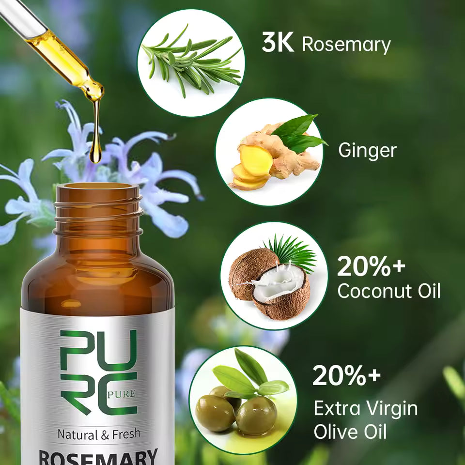 PURC Rosemary Oil – Anti-Hair Loss & Growth
