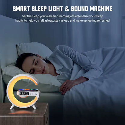 Wireless Charging LED Alarm Clock