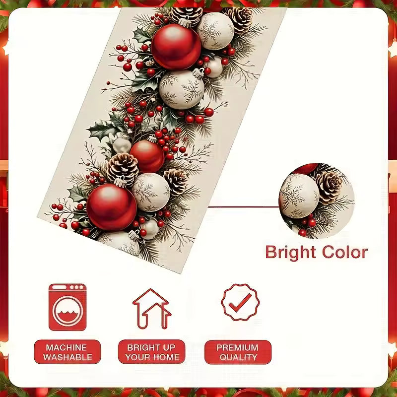 🎄 Festive Christmas Table Runner