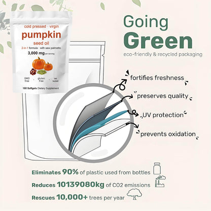 Vitaj+™ Virgin Pumpkin Seed Oil – Hair, Skin & Wellness