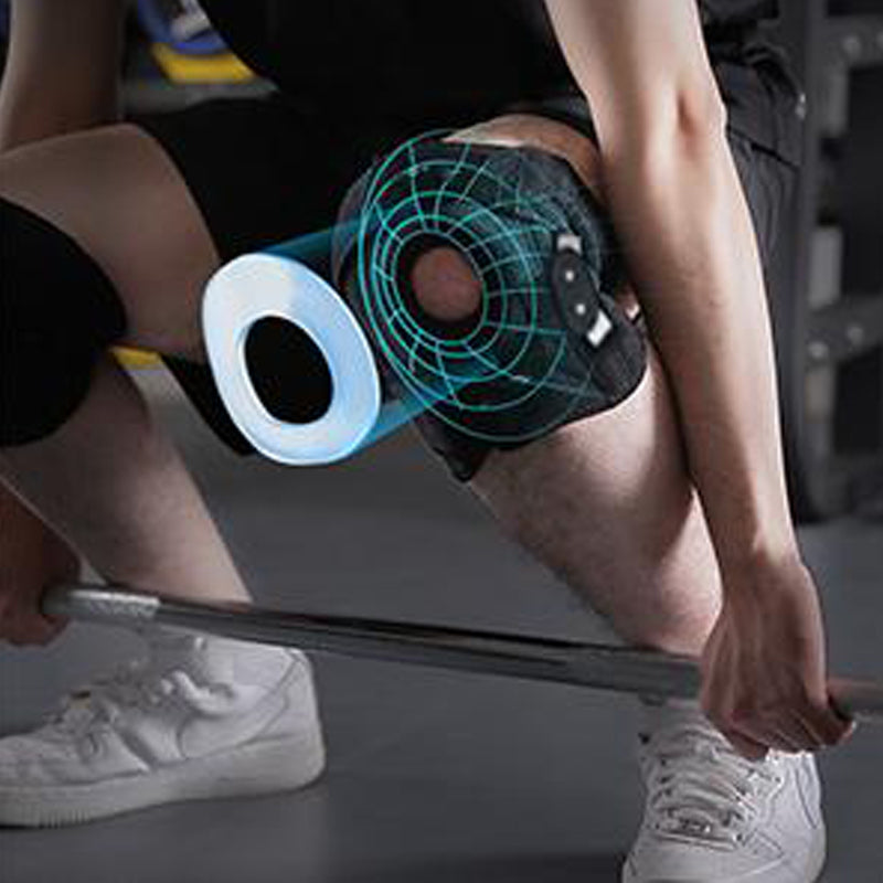 Adjustable Knee Support Brace with Side Stabilizers
