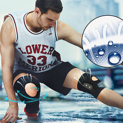 Adjustable Knee Support Brace with Side Stabilizers